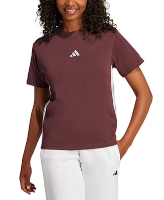 adidas Women's Essentials 3-Stripes Cotton T-Shirt