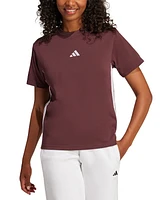adidas Women's Essentials 3-Stripes Cotton T-Shirt