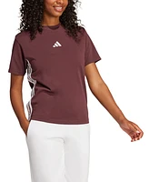 adidas Women's Essentials 3-Stripes Cotton T-Shirt