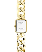 Rosefield Studio Women's Gold Tone Stainless Steel Bracelet Watch 24mm