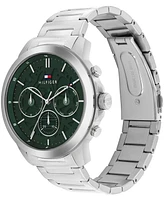 Tommy Hilfiger Men's Multifunction Silver Tone Stainless Steel Bracelet Watch