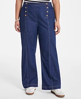 On 34th Trendy Plus Sailor Jean, Exclusively at Macy's