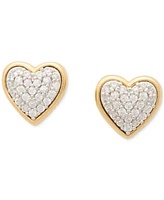 Kate Spade New York Cubic Zirconia Pave Heart Stud Earrings