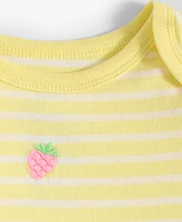 First Impressions Baby Girls Club Stripe Sunsuit, Exclusively at Macy's