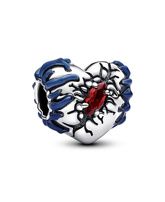 Pandora Sterling Silver Stranger Things Glow-in-the-Dark Heart Charm