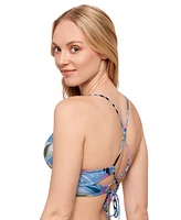 Salt + Cove Juniors' Printed Push-Up Midkini Top, Exclusively at Macy's