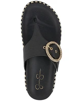 Jessica Simpson Women's Cymmeri Hooded Thong Flat Sandals