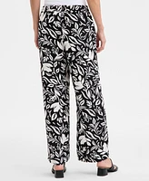 Jm Collection Women's Printed Pull-On Pants, Exclusively at Macy's