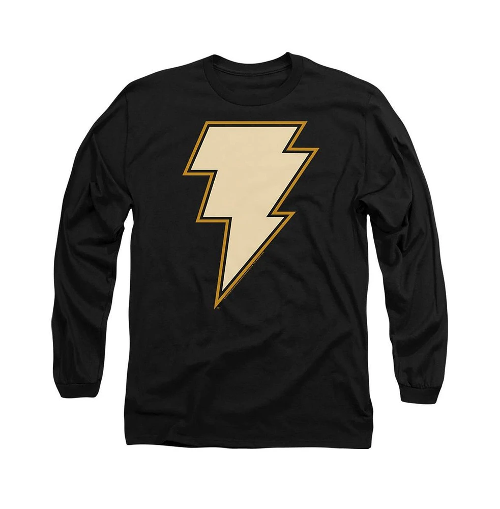 Black Adam Men's Chest Emblem Long Sleeve Adult Tee / T-Shirt