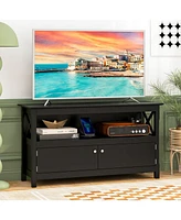 Gouun Tv Stand Entertainment Center with Charging Station for TVs up to 50 Inch
