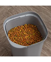 Iris Usa 25 lbs Premium Airtight Dog Food Storage Container, Gray