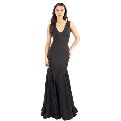 Pia Gladys Perey Women's Maxi V-Neck Evening Dress