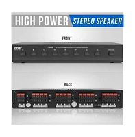Pyle 8-Ch. High Power Stereo Speaker Selector with Volume Control