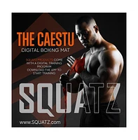 Squatz Portable Boxing Mat With Digital Counter, Punch Strength Training