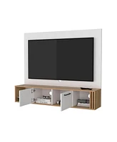 Fm Furniture Lesslie Entertainment Center Multistorage-Cable Management