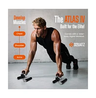 Squatz Adjustable Pull-Up and S-Type Push-Up Bars for Strength Training