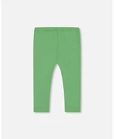 Deux par Toddler Girls Organic Cotton Legging Green - Toddler|Child