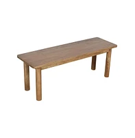 Jofran Bodhi 50" Rustic Solid Wood Dining Bench