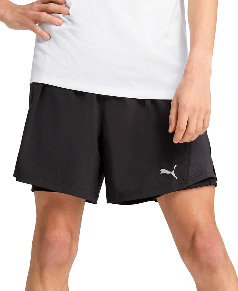 Puma Men's Run Velocity Logo Shorts