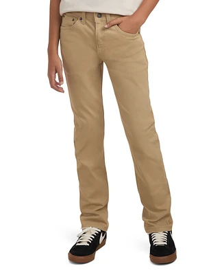 Levi's Big Boys 511 Slim Fit 5-Pocket Sueded Pants
