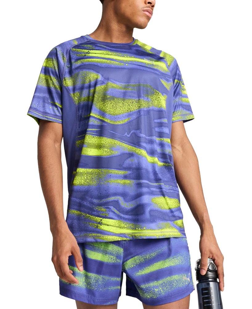 Puma Men's Run Velocity Printed T-Shirt