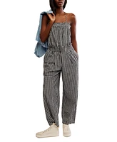 Free People Women's Retro Heatwave Gingham On Jumpsuit