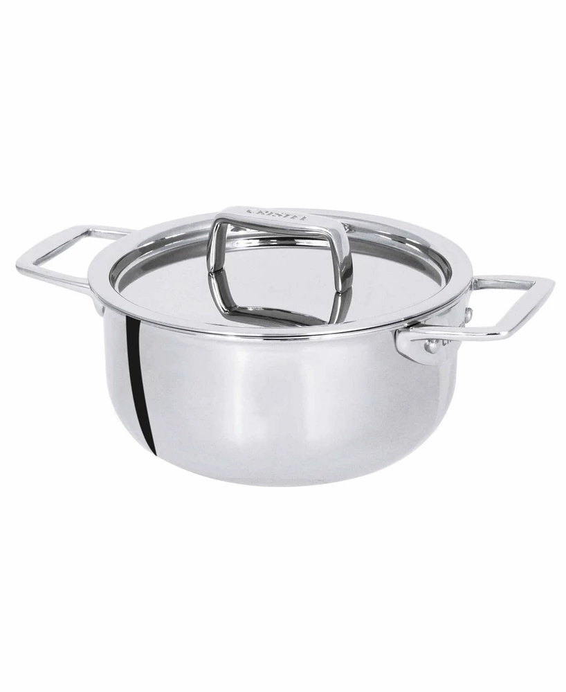 Cristel Castel Pro Mini 0.5-Quart Stainless Steel Stewpan With Lid