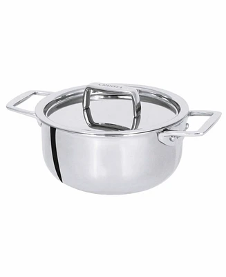Cristel Castel Pro Mini 0.5-Quart Stainless Steel Stewpan With Lid