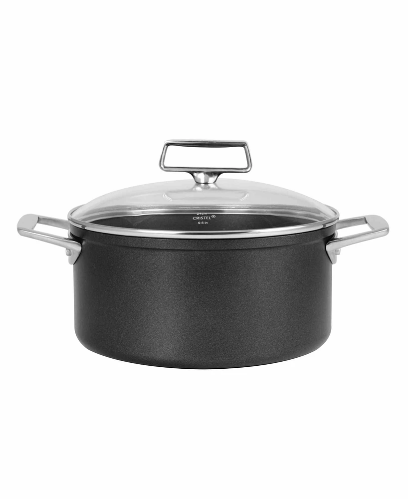 Cristel Castel Pro Ultralu 5.5-Qt. Nonstick Stewpot With Lid