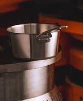 Cristel 1826 3-Piece Stainless Steel Saucepan Set with Glass Lids