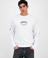 Tai Apparel Men's Ford Relaxed Fit Long Sleeve Crewneck Graphic Sweatshirt