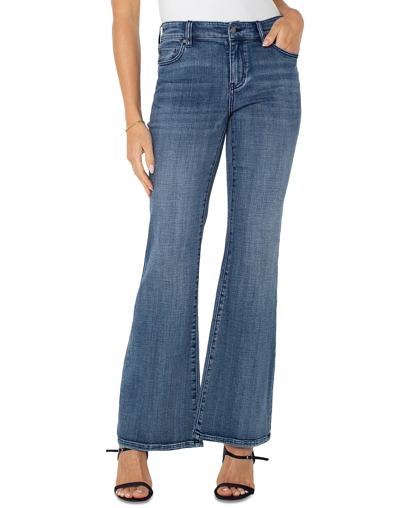 Liverpool Los Angeles Petite Hannah Flare Jeans