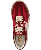 Sam Edelman Women's Langley Emblem Lace-Up Trainer Sneakers