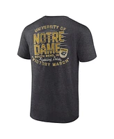 Fanatics Men's Heather Charcoal Notre Dame Fighting Irish Iconic T-Shirt