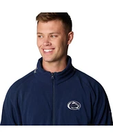 Columbia Men's Navy Penn State Nittany Lions Flanker Iv Fleece Raglan Full-Zip Jacket