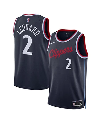 Nike Men's and Women's Kawhi Leonard Navy La Clippers 2024/25 Swingman Jersey - Icon Edition