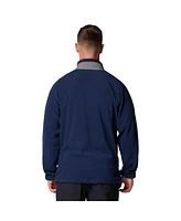 Columbia Men's Navy Penn State Nittany Lions Flanker Iv Fleece Raglan Full-Zip Jacket