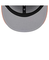 New Era Men's Navy/Orange New York Knicks Jersey Hook Statement Edition 9FIFTY Snapback Hat