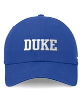 Nike Men's Royal Duke Blue Devils 2024 On-Field Club Adjustable Hat