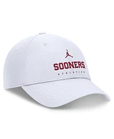 Jordan Men's White Oklahoma Sooners 2024/25 On-Field Club Performance Adjustable Hat