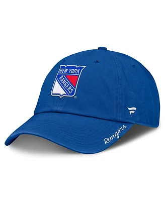 Fanatics Women's Blue New York Rangers Core Logo Adjustable Hat