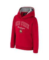 Colosseum Toddler Scarlet Ohio State Buckeyes Centauri Pullover Hoodie