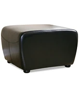 Blayne Leather Ottoman