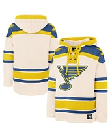 '47 Brand Men's Cream St. Louis Blues 2025 Nhl Winter Classic Superior Lacer Pullover Hoodie