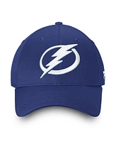 Fanatics Men's Blue Tampa Bay Lightning Core Adjustable Hat