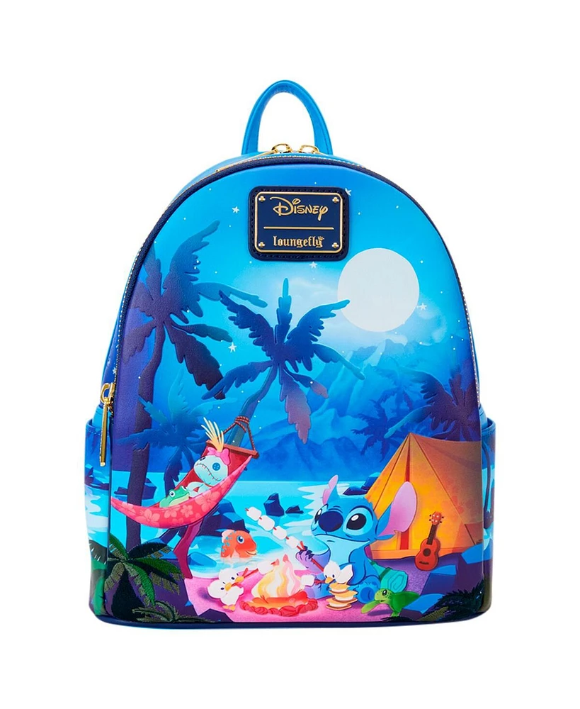 Loungefly Stitch Camping Cuties Mini Backpack