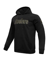 Pro Standard Men's Black Pittsburgh Steelers Classic Chenille Pullover Hoodie