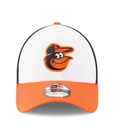 New Era Men's White/Orange Baltimore Orioles 2024 Mlb Postseason 39THIRTY Flex Hat