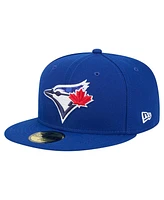 New Era Men's Royal Toronto Blue Jays Checkered Undervisor 59FIFTY Fitted Hat