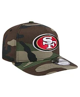 New Era Men's Camo San Francisco 49ers Woodsy 9FIFTY Snapback Hat